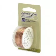 Filo di rame Artistic Wire 0,81 mm - Naturale, anti-ossidazione, 5,5 m