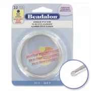 Filo di rame tondo 0.64mm argentato anti-ternissement x10 m