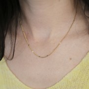 Girocollo 1,95 mm - Acciaio inox 304L dorato x46cm