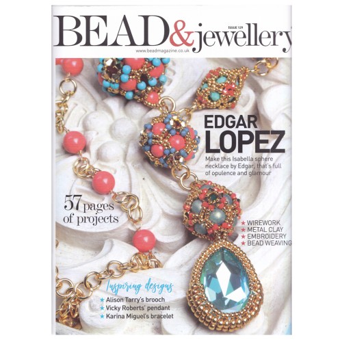 Rivista Bead & Jewellery n. 129 in inglese