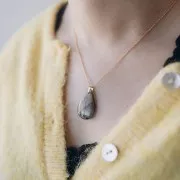 Gancio da 7 mm senza anello - acciaio inox 304L dorato x5