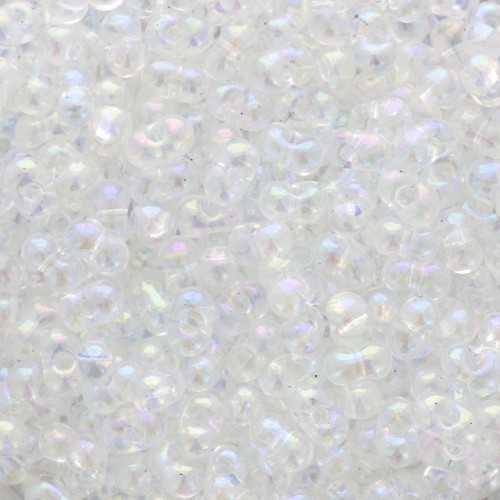 Berry Beads Miyuki 4.5x2.5 mm BB-250 - Crystal AB x10g