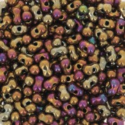 Perline Berry Beads Miyuki 4,5x2,5 mm BB-462 - Gold Iris Metallic x10 g