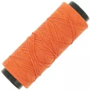 Filo di poliestere cerato piatto Slam Cord per micro macramè 0,8 mm - Arancione x100m