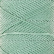 Filo di poliestere cerato piatto Slam Cord per micro macramè da 1 mm - Verde muschio x100m
