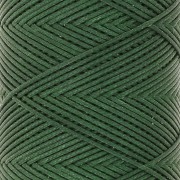 Filato piatto in poliestere cerato Slam Cord per micro macramè 0,8 mm - Verde bosco x100m