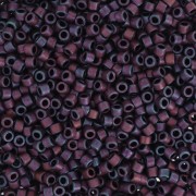 Miyuki Delica 11/0 DB0312 -  Mat Metallic Dark Raspberry Iris x8g