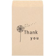 Pochette in carta kraft 7x11 cm - Thank you - Marrone x20|raw }}