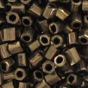 Perline Miyuki 11/0 Hex Cut 457 - Bronzo scuro metallizzato x8g