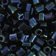 Perline Miyuki 11/0 Hex Cut 452 - Blu scuro iris metallizzato x8g