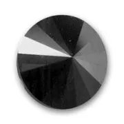 Cabochon PureCrystal 1122 Rivoli mm. 14 Jet Hematite
