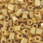 Rocaille Miyuki 11/0 Hex Cut 191F - Mat 24kt Gold Plated x5g