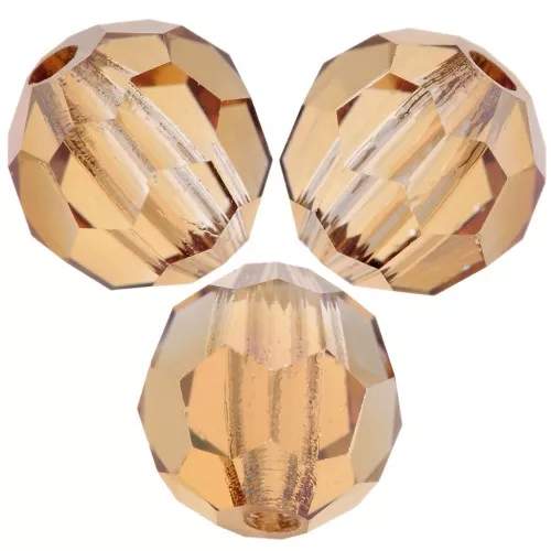 Perline sfaccettate rotonde Preciosa - Round Bead 6 mm - Crystal Celsian x6