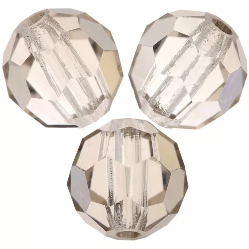 Perline sfaccettate rotonde Preciosa -Round Bead 5 mm - Crystal Velvet x15