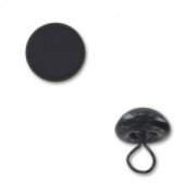 Occhi di vetro di animali 6 mm Nero x1