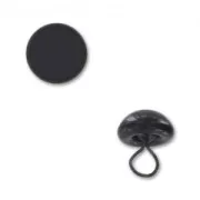 Occhi di vetro di animali 6 mm Nero x1