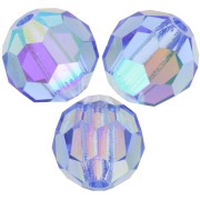 Perline sfaccettate rotonde Preciosa -Round Bead 5 mm - Sapphire AB x15|raw }}