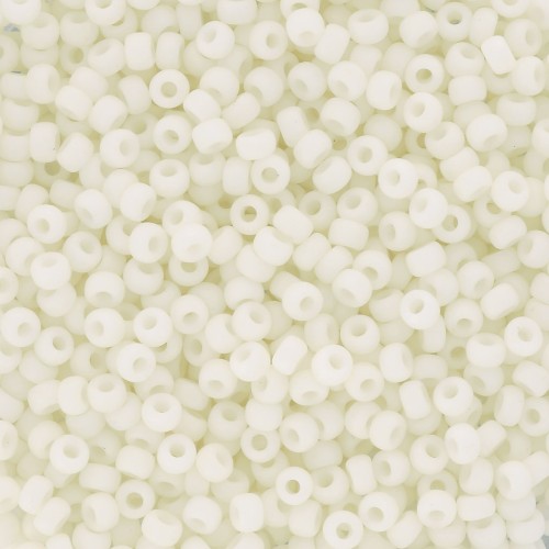 Rocaille Miyuki 11/0 2021 - Crema opaca opaca x 100 g
