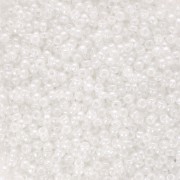 Perline Rocaille Miyuki Duracoat 15/0 528 - White Pearl Ceylon x 100 g