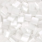 Perline Miyuki Tila 5x5x1,9 mm TL-0420 - Perla bianca di Ceylon x100 g