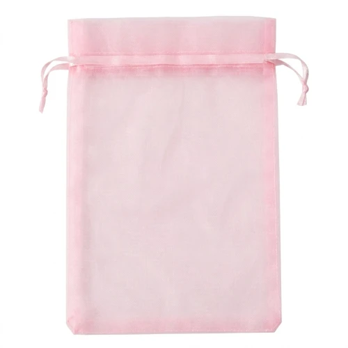 Sacchetto in organza 195x290 mm Rosa x1