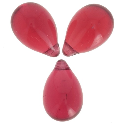Gocce mm. 6x9 Transparent Ruby x25