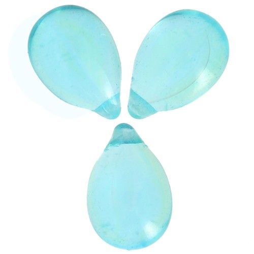Gocce mm. 6x9 Transparent Aqua x25