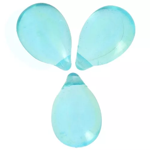 Gocce mm. 6x9 Transparent Aqua x25