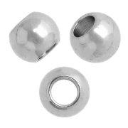 Perline da 3 mm con foro da 1,5 mm - Acciaio inox 303 x10