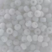 Perle di semi Preciosa 9/0 2,5 mm - Bianco Opaco Matt x20gr