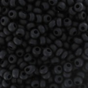 Perle Preciosa 11/0 2 mm - Jet Mat x20g|raw }}