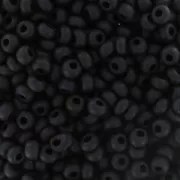 Perle Preciosa 11/0 2 mm - Jet Mat x20g