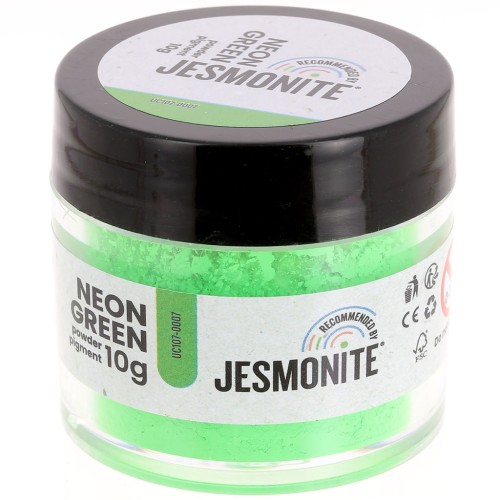 Pigmento in polvere in flacone - Jesmonite - Verde fluorescente x10g