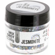 Patatine glitterate - Jesmonite - Mix Grey x30g