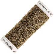 Filo da ricamo metallico intrecciato 16 Au silkworm per ricamo Oro Antico 004 x10m