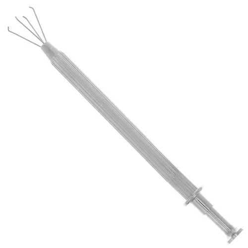 Pinza a 4 griffe - per raccogliere pietre e perle - Acciaio inossidabile x1