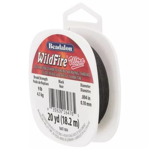 Filo WildFire Ultra 0,10 mm nylon intrecciato - Nero x18,2 m