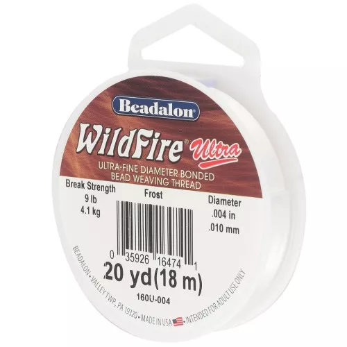 WildFire Ultra 0,10 mm Cavo in nylon intrecciato - Bianco x18,2 m