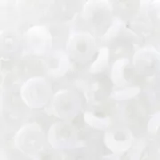 O Bead 4 mm Opaque White x5g