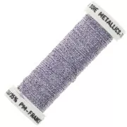Filo da ricamo metallico intrecciato 4 Au ver à soie - Lavanda (1523) x10m