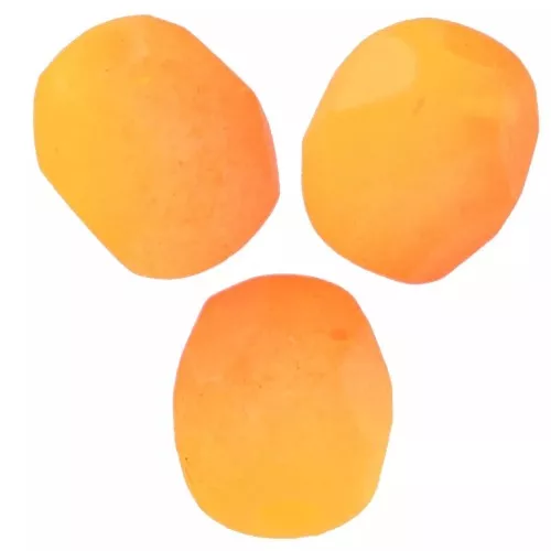 Sfaccettate 6 mm - Orange Yellow Neon Mat x25