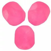 Sfaccettate 6 mm - Pink Neon Mat x25