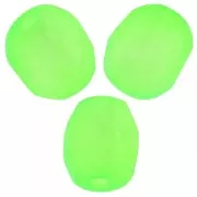Sfaccettate 6 mm - Green Neon Mat x25