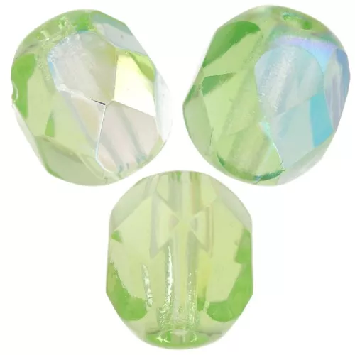 Sfaccettate 6 mm - Yellow Peridot AB x25