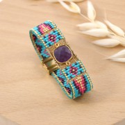 Filo da ricamo metallico intrecciato 4 Au ver à soie - Golden Brown (205) x10m