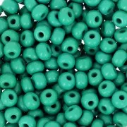 Preciosa Perles rocailles 6/0 4 mm - Opaque Vert foncé x20g