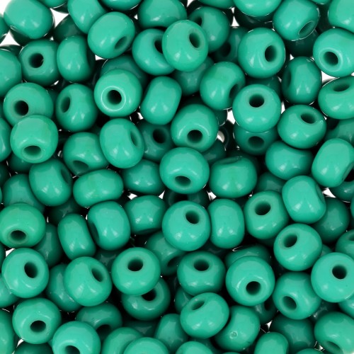 Perla Preciosa 6/0 4 mm - Verde scuro opaco x 20 g