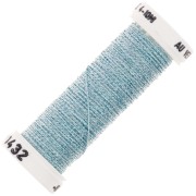 Filo da ricamo metallico intrecciato 4 Au ver à soie - Blu iridescente (1432) x10m|raw }}