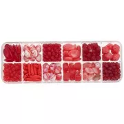 Set di perle Preciosa Ornela - Rosso x200g