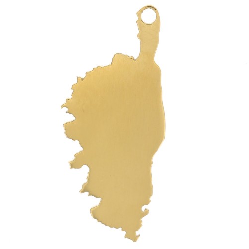 Ciondolo Corse 20x9 mm - Acciaio inossidabile 304 Gold x1